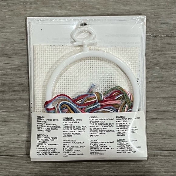 NWT Set of 2 Janlynn Counted Cross Stitch Kits with Frames (Teapot & Roses) - Picture 7 of 14